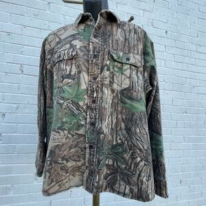 Men's Vintage Walls Camo Battle Dress Uniform (XL Shirt/Large Waist 38-40 Pants)